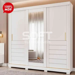 ROUPEIRO 3P CORRER 6G PANAN CECILIA SLIDE C/ESP E C/PES BRANCO