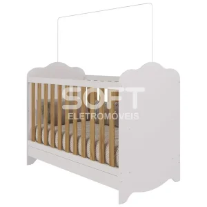 BERCO PEROBA PROVENCAL ACONCHEGO 3 EM 1 BRANCO BRILHO/AMENDOA