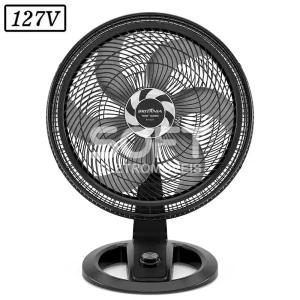 VENTILADOR BRITANIA BVT500 TURBO 47CM 6 PAS 3 VEL 127V PRETO
