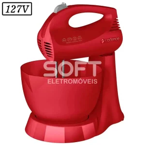 BATEDEIRA CADENCE BAT411 JOLIE COLORS 1 TIGELA 200W 3 VEL 127V VERMELH