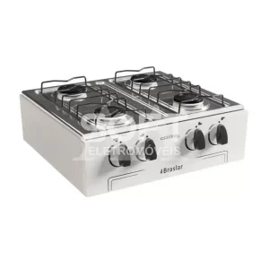 FOGAO 4B BRASLAR COOKTOP ASIATICO JR BRANCO