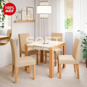 CJ MESA 4C CIMOL GRACE QUADRADA 90X90 NATURE / OFF WHITE