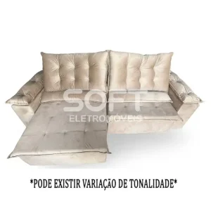 ESTOFADO RG VENEZA RETRATIL 2.50 BEGE ESCURO INCA 16