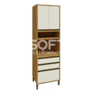 PANELEIRO RONIPA 3P 2G P/MICRO TEMPRANILLO 70CM AMENDOA/OFF WHITE