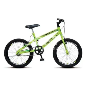 BICICLETA COLLI MAX BOY CROSS ARO 20 S/MARCHA AMARELO NEON
