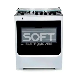 FOGAO  5B CONSUL CFS5NA MESA INOX BRANCO