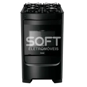 FOGAO 4B CONSUL CFO4VBE MESA VIDRO PRETO