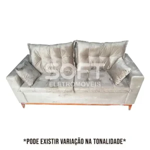 ESTOFADO RG EGITO 1.90 C/PILLOW BEGE ESCURO INCA 16