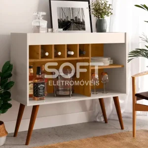 APARADOR EJ C/ ADEGA NEW ODIN OFF WHITE / FREIJO