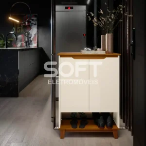 SAPATEIRA 2P ABRIR EJ HALL FLOW OFF WHITE/FREIJO