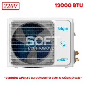 AR CONDICIONADO CONDENSADOR ELGIN SPLIT HIGH WALL ECO INVERTER II C/ W