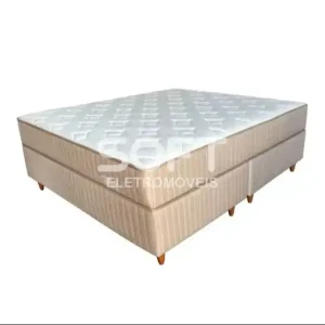 CJ BASE BOX/COLCHAO 198X203X72 PLUMATEX LUNNA PLUS MOLAS ENSACADAS