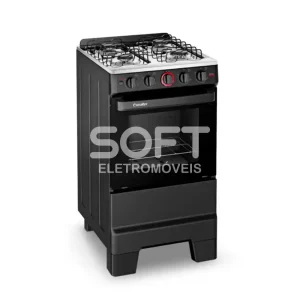 FOGAO 4B ESMALTEC IDEAL SUPER 4121 PRETO