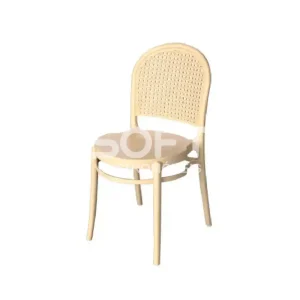 CADEIRA FORTE PLASTICO TELINHA NATURAL