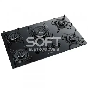 FOGAO 5B ITATIAIA COOKTOP ESSENCIAL PRETO