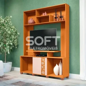 ESTANTE HB MILLA C/ APLIQUE CINAMOMO / OFF WHITE