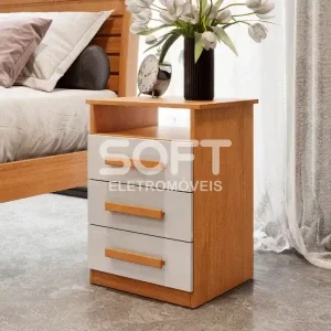 MESA DE CABECEIRA 3G BIANCHI MALIBU C/ PES NATURE/OFF WHITE