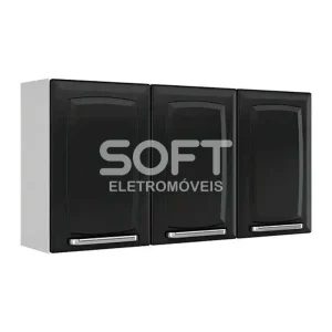 ARMARIO ITATIAIA 3P. ABRIR LUCE IP3 105 PRETO 1051