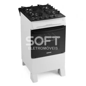 FOGAO 4B ITATIAIA ELECTRA GLASS NEW AUTOMATICO BRANCO