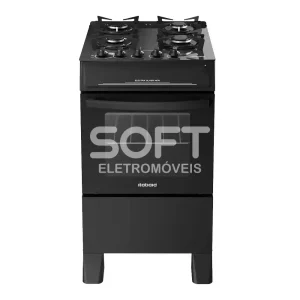 FOGAO 4B ITATIAIA ELECTRA GLASS PLUS AUTOMATICO PRETO