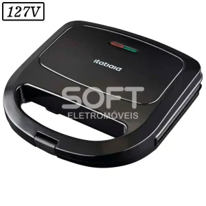 SANDUICHEIRA GRILL ITATIAIA ESSENCIAL 750W 127V PRETA