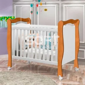 BERCO MINI CAMA JA LARA BRANCO/NATURE