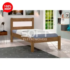 CAMA JA SOLTEIRO PRISMA JEQUITIBA/OFF WHITE