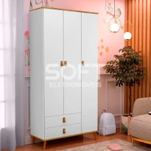 ROUPEIRO 3P. ABRIR 2G JA JUJUBA BRANCO/NATURE