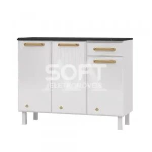 BALCAO TELASUL TRIPLO 1G C/ TAMPO DIAMANTE NEW SMART BRANCO 818134-01