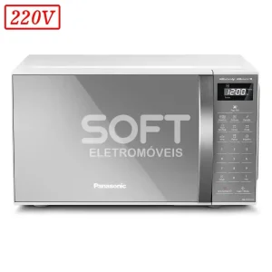 FORNO MICROONDAS PANASONIC NN-ST27LWRUK 21L 220V BRANCO ESPELHO