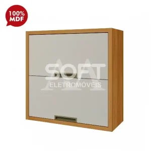 ARMARIO NESHER 2P ABRIR BASCULANTE IMPERATRIZ 80CM FREIJO / OFF WHITE