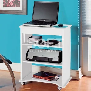 MESA P/NOTEBOOK ARTELY C/TAMPO PORTATIL BRANCO