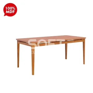 MESA CIMOL BAOBA NATUAME RETANGULAR 160X80 S/VDO MADEIRA/CINAMOMO