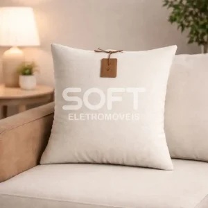 ALMOFADA PEREIRA MOVEIS MEETS 50X50 107 LINHO AREIA