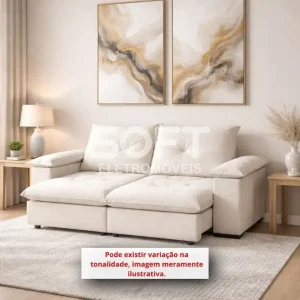 ESTOFADO DESIGN APOLO RETRATIL MARTE CRU