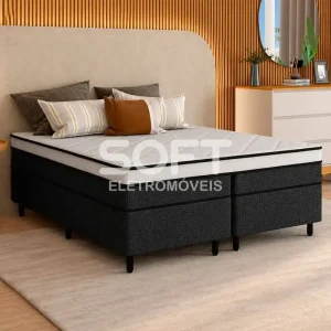 CJ BASE BOX/COLCHAO D26 158X198X72 PLUMATEX SMARTFLEX BLACK
