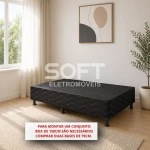 BASE BOX 79X198X30 RECONFLEX SOMIE FLEX BLACK