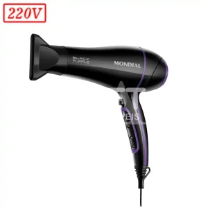 SECADOR DE CABELO MONDIAL BLACK PURPLE SCN-01 2000W 220V