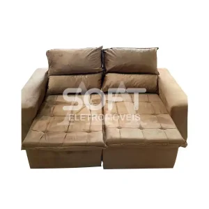 ESTOFADO BOMFLEX CHILE RETRATIL CARAMELO ASTECA VELUDO INCA 05