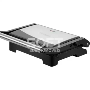 GRILL ITATIAIA ESSENCIAL 1000W 127V INOX/PRETO