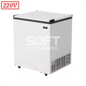 FREEZER CONSERVADOR ESMALTEC ECH250 HORIZONTAL 230L 220V BRANCO