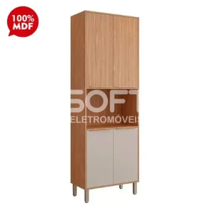 PANELEIRO MGM TORRE QUENTE 4P ABRIR P/ 1 FORNO DIVINA 70CM FREIJO/OFF