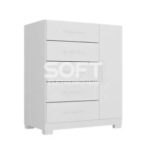 COMODA 5G 1P. ABRIR RODIAL CORAIS C/PES BRANCO 11CO1524A2026