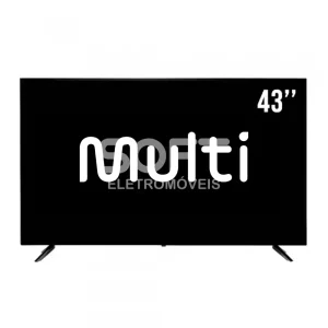 SMART TV MULTILASER TL056M DLED 43" ROKU 3 HDMI 2 USB WIFI INTEGRADO