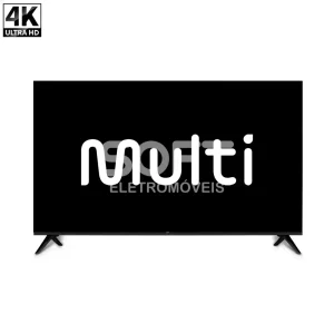 SMART TV MULTILASER TL067M DLED 50" 4K 3 HDMI MULTI ANDROID 2 USB WIFI
