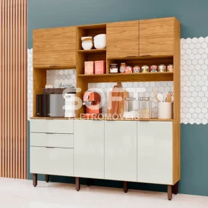 COZINHA COMPACTA MX BOREAL MARROCOS/OFF WHITE