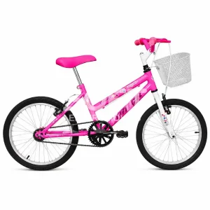 BICICLETA TK3 TRACK CINDY ARO 20 S/MARCHA ROSA FLUOR