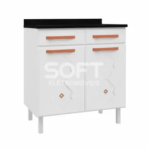 BALCAO TELASUL DUPLO 2G C/ TAMPO NEW MIRAGE BRANCO 815102-01