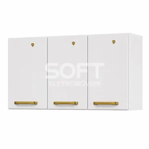 ARMARIO TELASUL TRIPLO MEDIO DIAMANTE NEW BRANCO 818004-01
