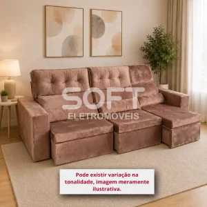 ESTOFADO RG ROBUST RETRATIL 3.0 MARROM INCA 17